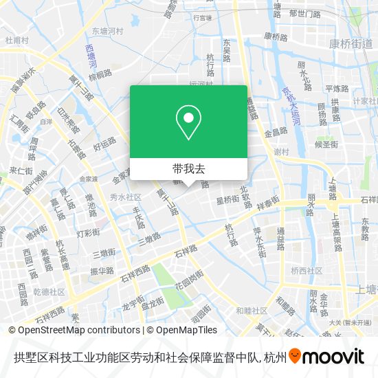 拱墅区科技工业功能区劳动和社会保障监督中队地图