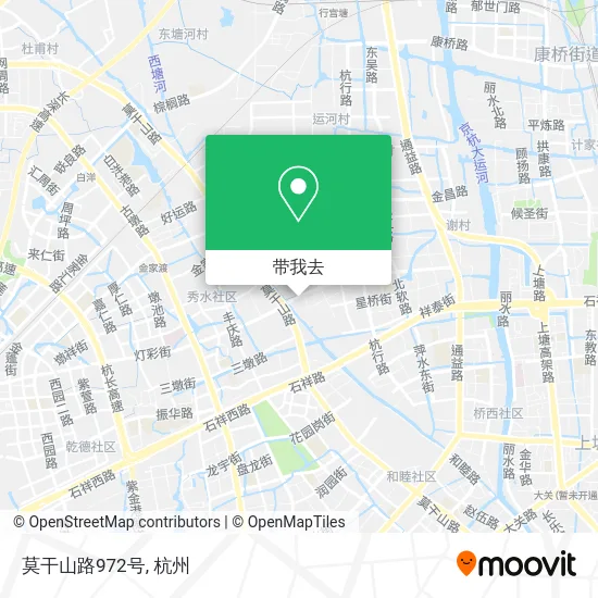 莫干山路972号地图