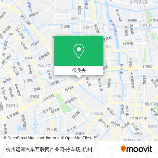 杭州运河汽车互联网产业园-停车场地图