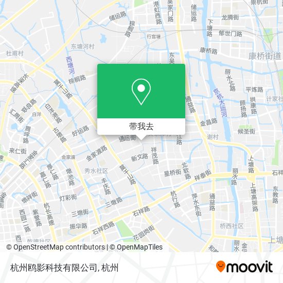 杭州鸥影科技有限公司地图