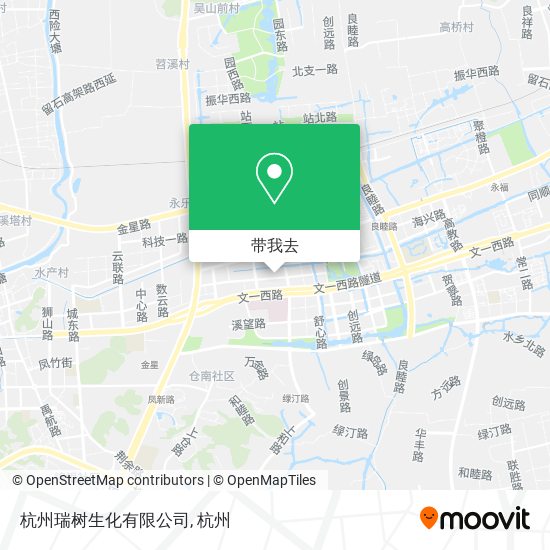杭州瑞树生化有限公司地图
