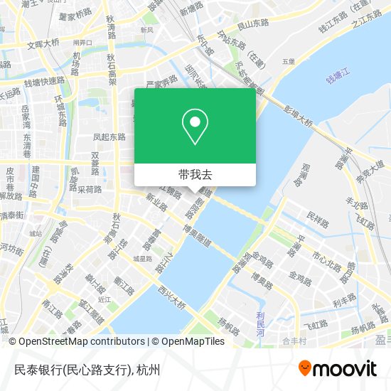 民泰银行(民心路支行)地图