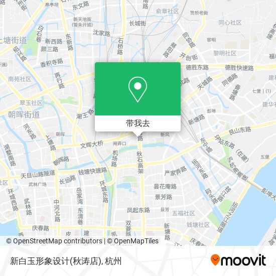 新白玉形象设计(秋涛店)地图