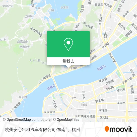 杭州安心出租汽车有限公司-东南门地图
