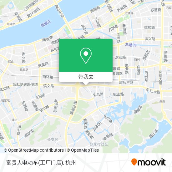 富贵人电动车(工厂门店)地图