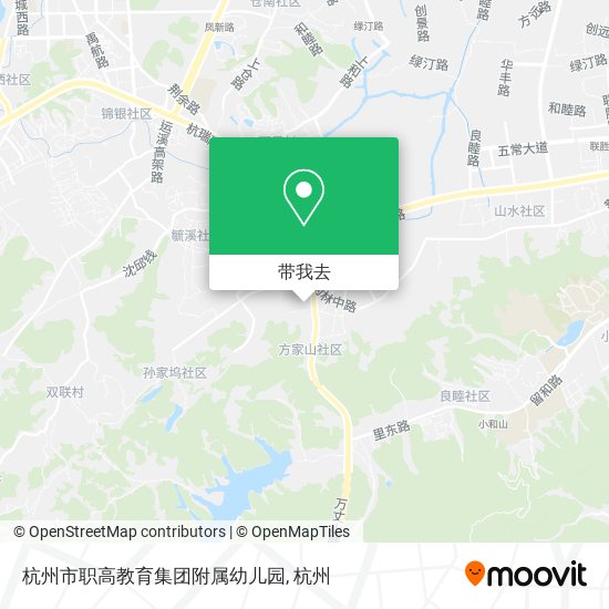 杭州市职高教育集团附属幼儿园地图