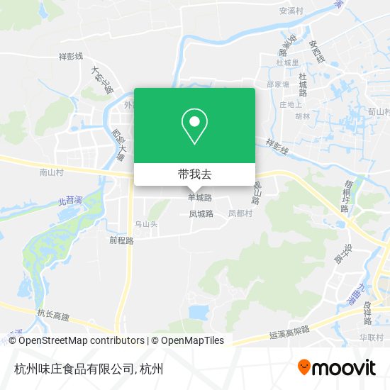 杭州味庄食品有限公司地图
