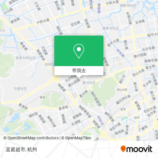 蓝庭超市地图
