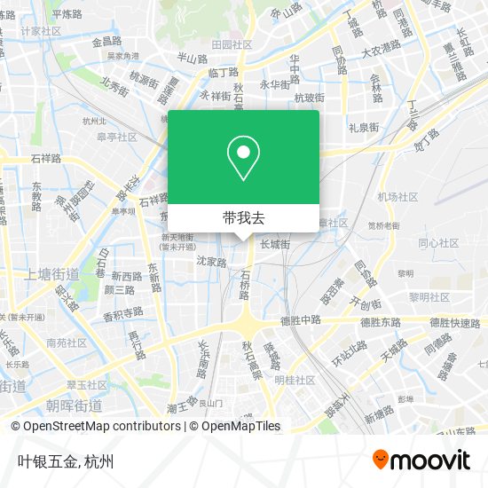叶银五金地图