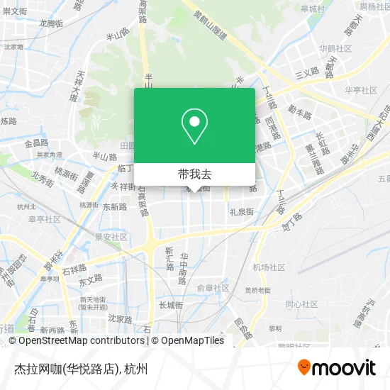 杰拉网咖(华悦路店)地图