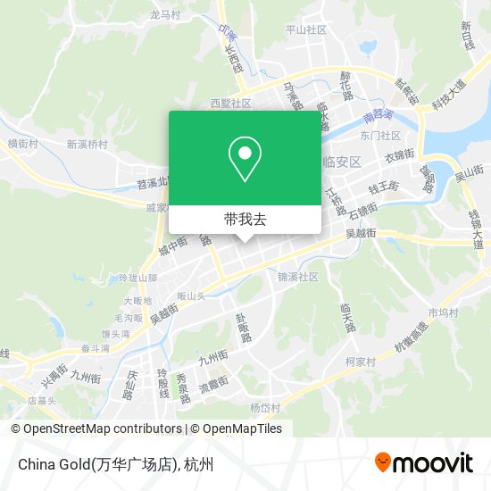 China Gold(万华广场店)地图