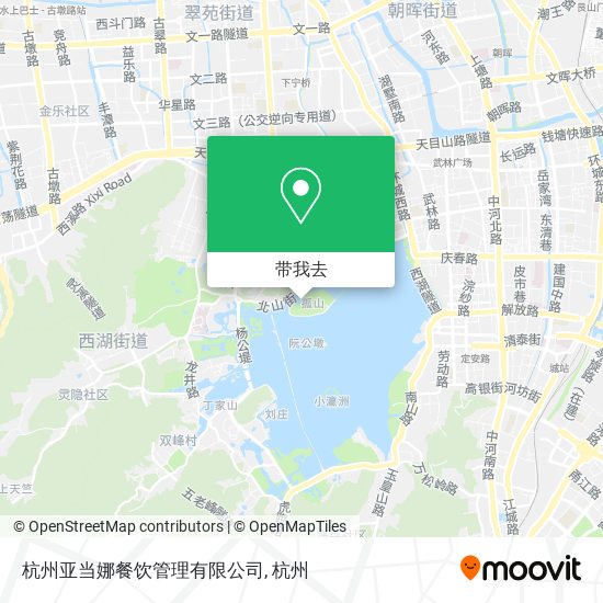 杭州亚当娜餐饮管理有限公司地图