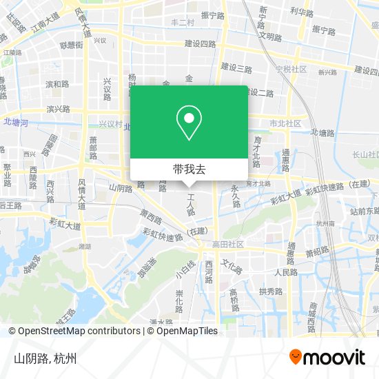 山阴路地图