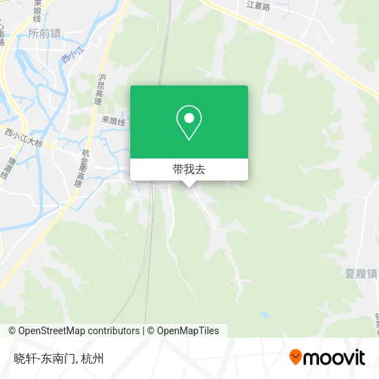 晓轩-东南门地图