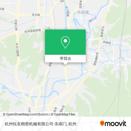 杭州钰友精密机械有限公司-东南门地图