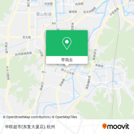 华联超市(东复大厦店)地图