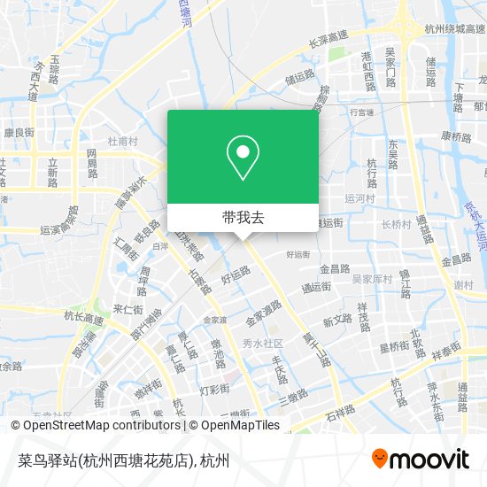菜鸟驿站(杭州西塘花苑店)地图