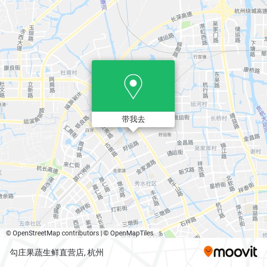 勾庄果蔬生鲜直营店地图