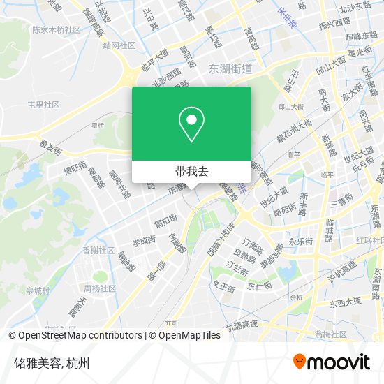 铭雅美容地图