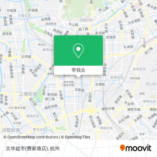 京华超市(费家塘店)地图