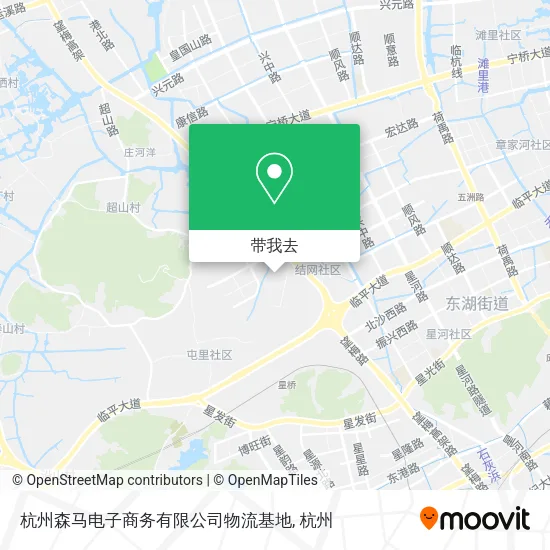 杭州森马电子商务有限公司物流基地地图