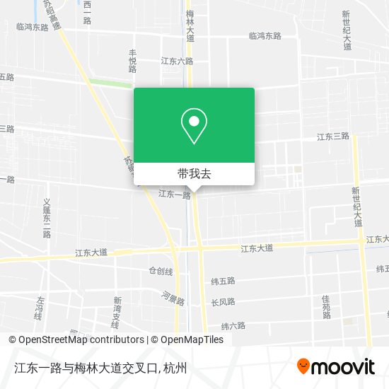 江东一路与梅林大道交叉口地图