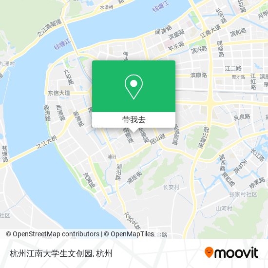 杭州江南大学生文创园地图