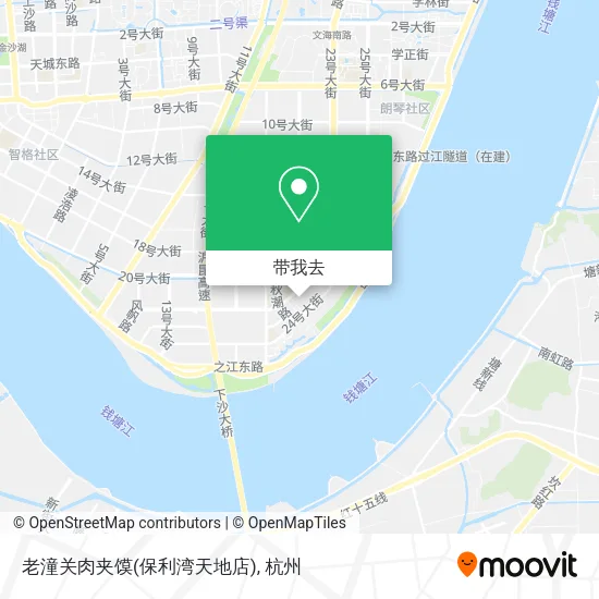 老潼关肉夹馍(保利湾天地店)地图