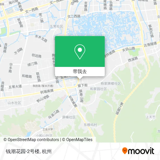 钱潮花园-2号楼地图