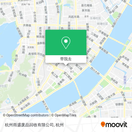 杭州雨盛废品回收有限公司地图