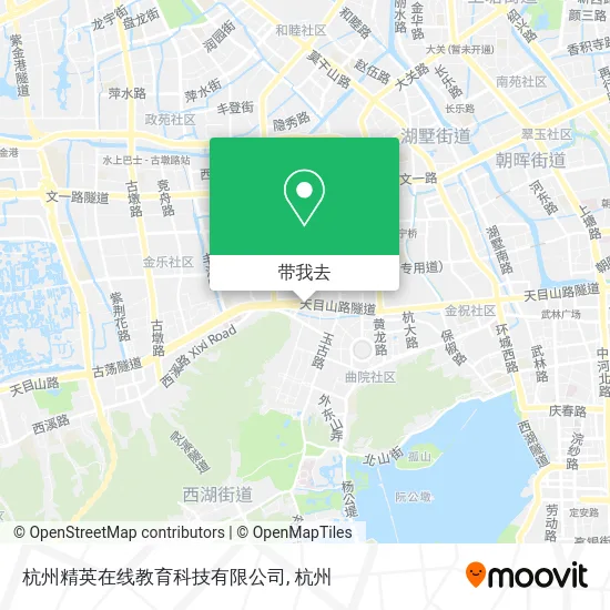 杭州精英在线教育科技有限公司地图