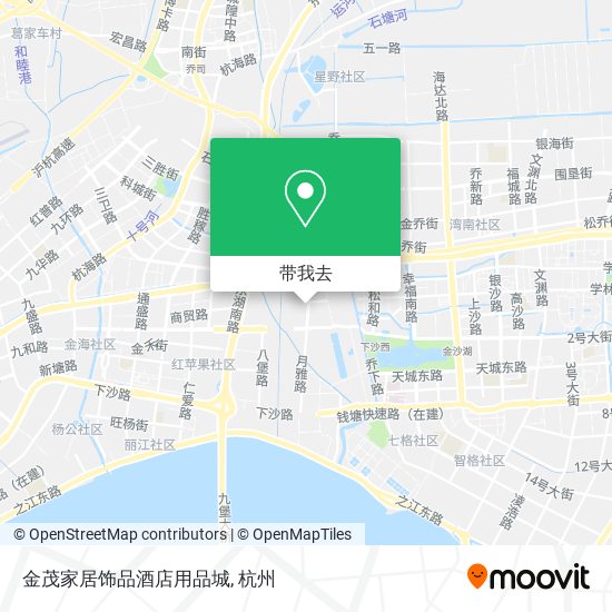 金茂家居饰品酒店用品城地图