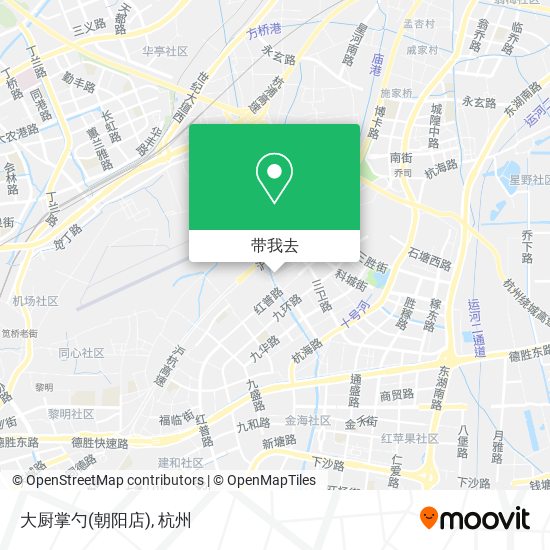 大厨掌勺(朝阳店)地图