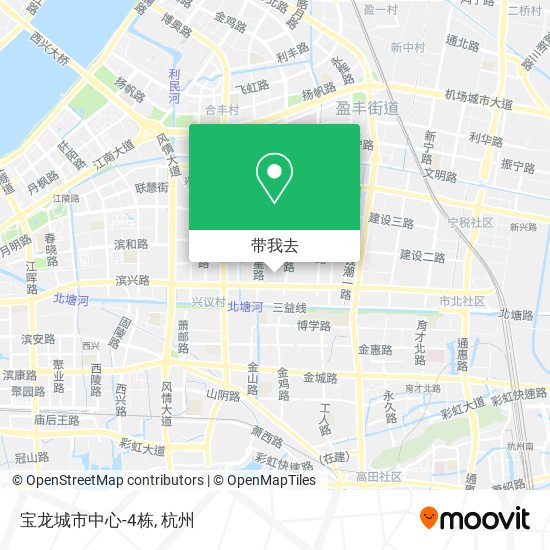 宝龙城市中心-4栋地图