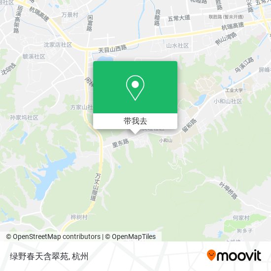 绿野春天含翠苑地图
