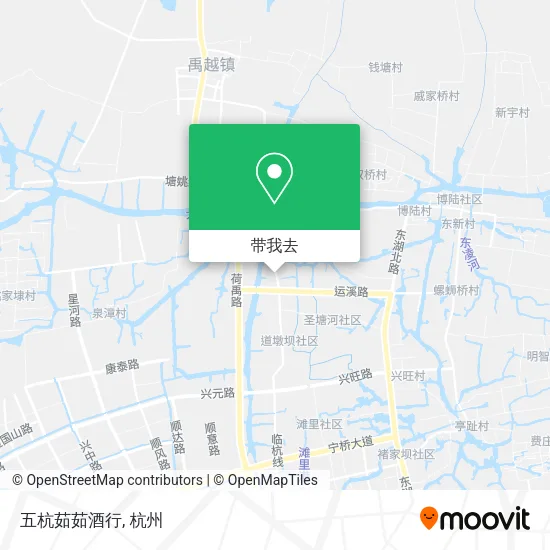五杭茹茹酒行地图