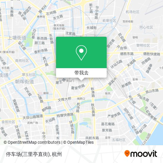 停车场(三里亭直街)地图