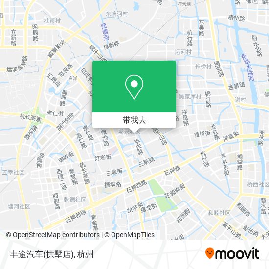 丰途汽车(拱墅店)地图