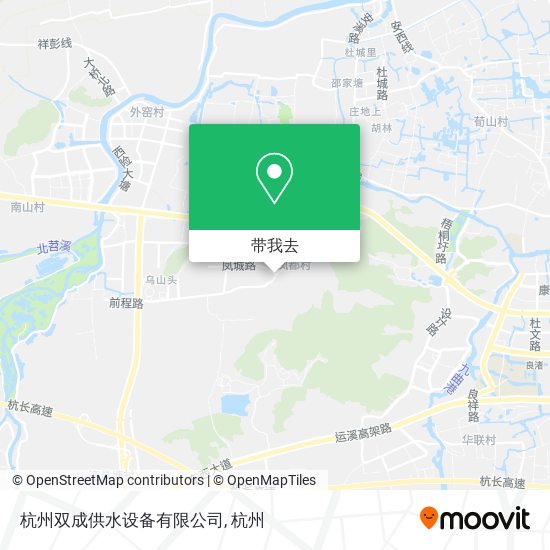 杭州双成供水设备有限公司地图