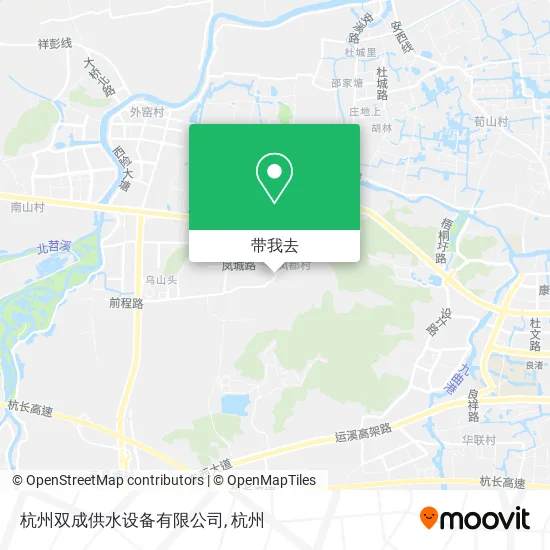 杭州双成供水设备有限公司地图