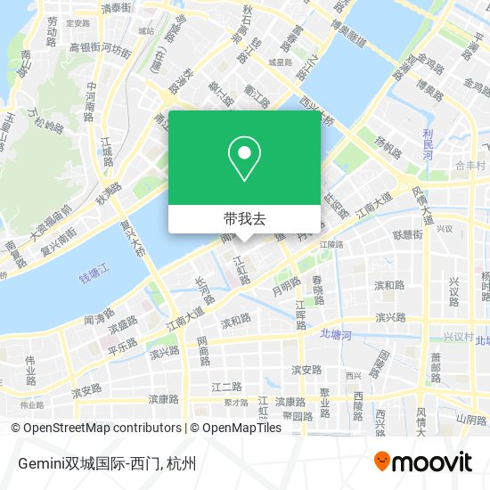 Gemini双城国际-西门地图