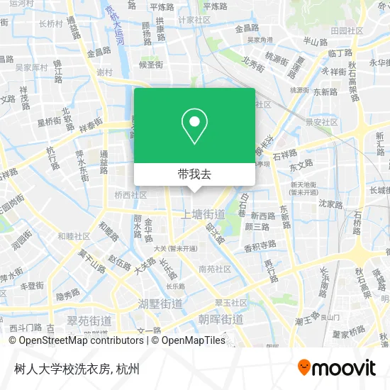 树人大学校洗衣房地图