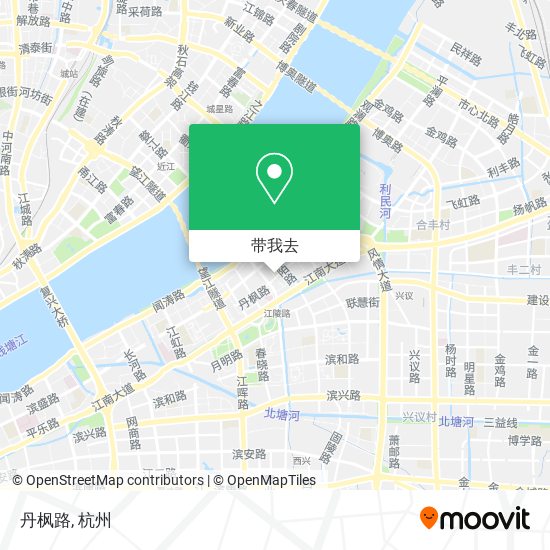 丹枫路地图