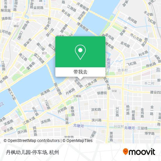 丹枫幼儿园-停车场地图