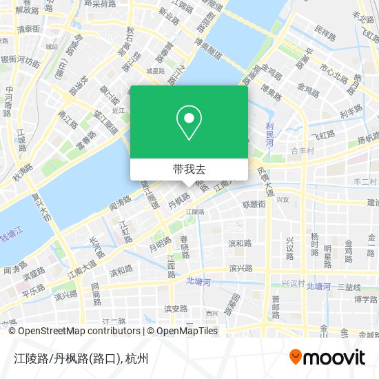 江陵路/丹枫路(路口)地图