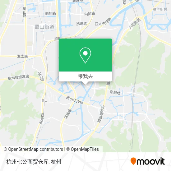 杭州七公商贸仓库地图