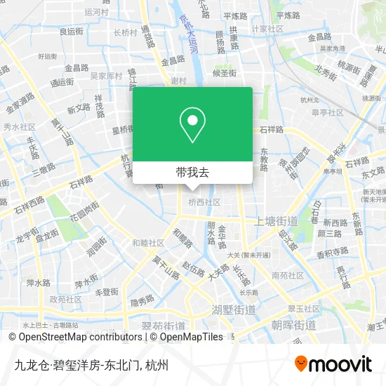 九龙仓·碧玺洋房-东北门地图