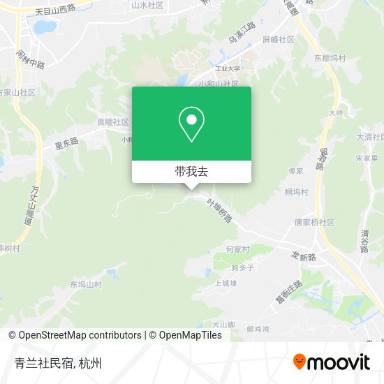 青兰社民宿地图