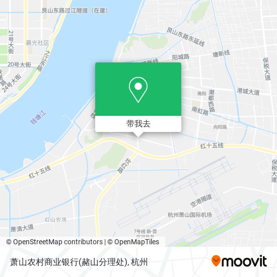 萧山农村商业银行(赭山分理处)地图