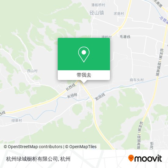 杭州绿城橱柜有限公司地图